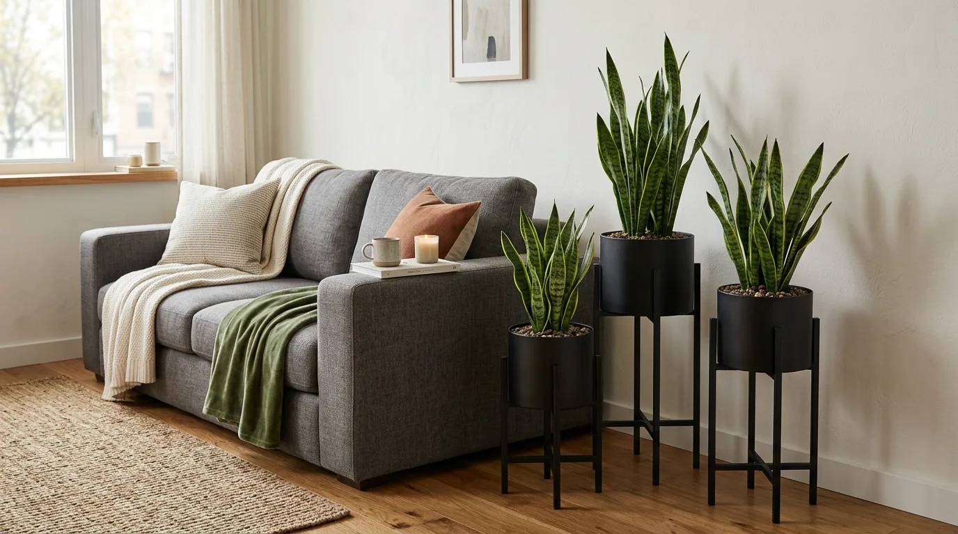 White Ceramic Planter With Clean Curves